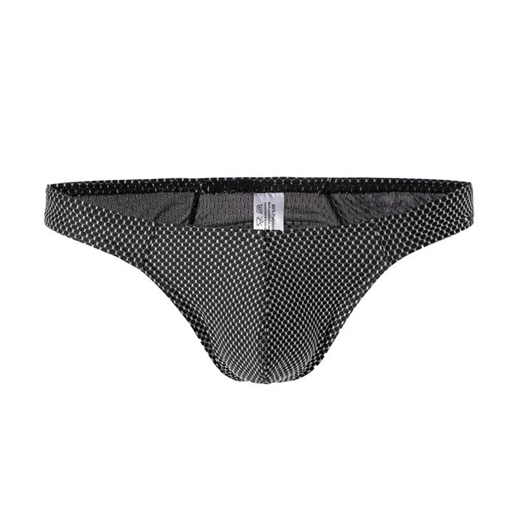 Mens Polka Dot Print G-string Thong Low Waist Pouch Briefs Underwear Scrotum Bulge Underpants Men Clothes Breathable Panties