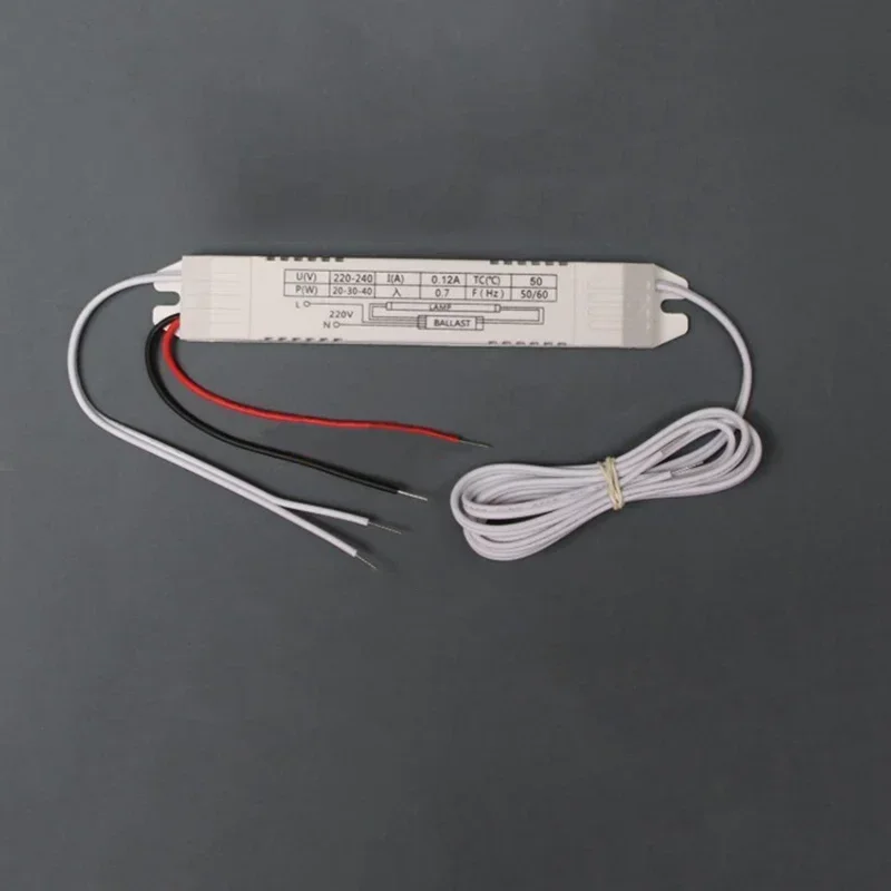 Ballast Fluorescent Electronic Ballast for Fluorescent Lamps Bulb 20-40W 220V/AC for Headlight of T8 NEW дроссель для лампы