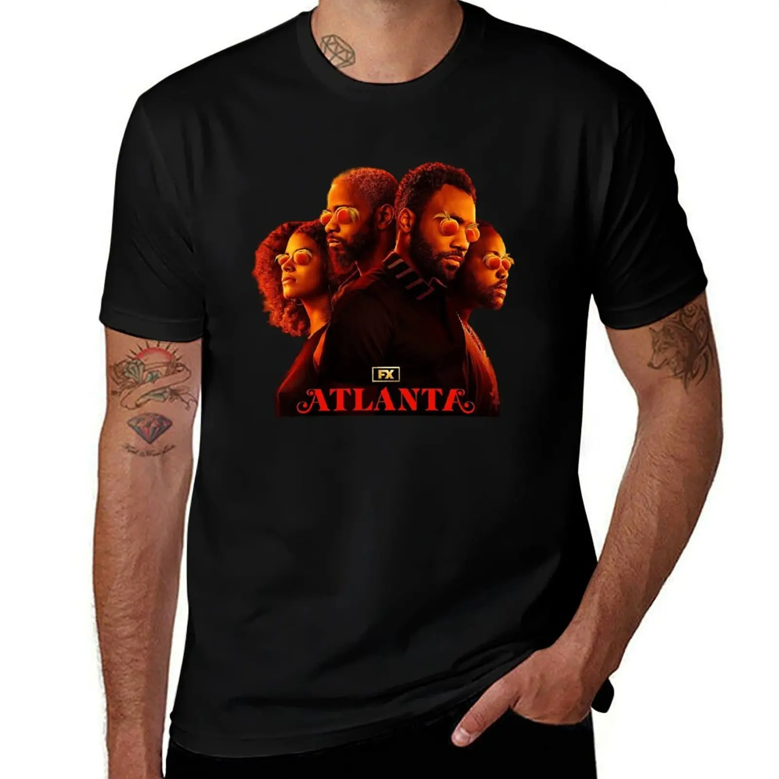 

fx Atlanta serie T-Shirt Street Style Casual Tee Shirt
