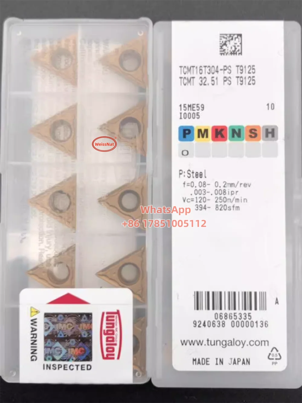 TUNGALOY TCMT090202 TCMT090204 TCMT110202 TCMT110204 TCMT110208 TCMT16T302 TCMT16T304 NS9530 T9115 Carbide Insert TCMT Inserts