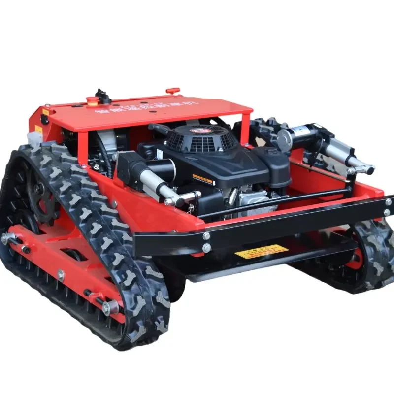2026Hot Industrial Cordless Remote Control Lawnmower 4-Stroke 224cc Engine Mulch 600W Brushless Motor Grass Trimmer