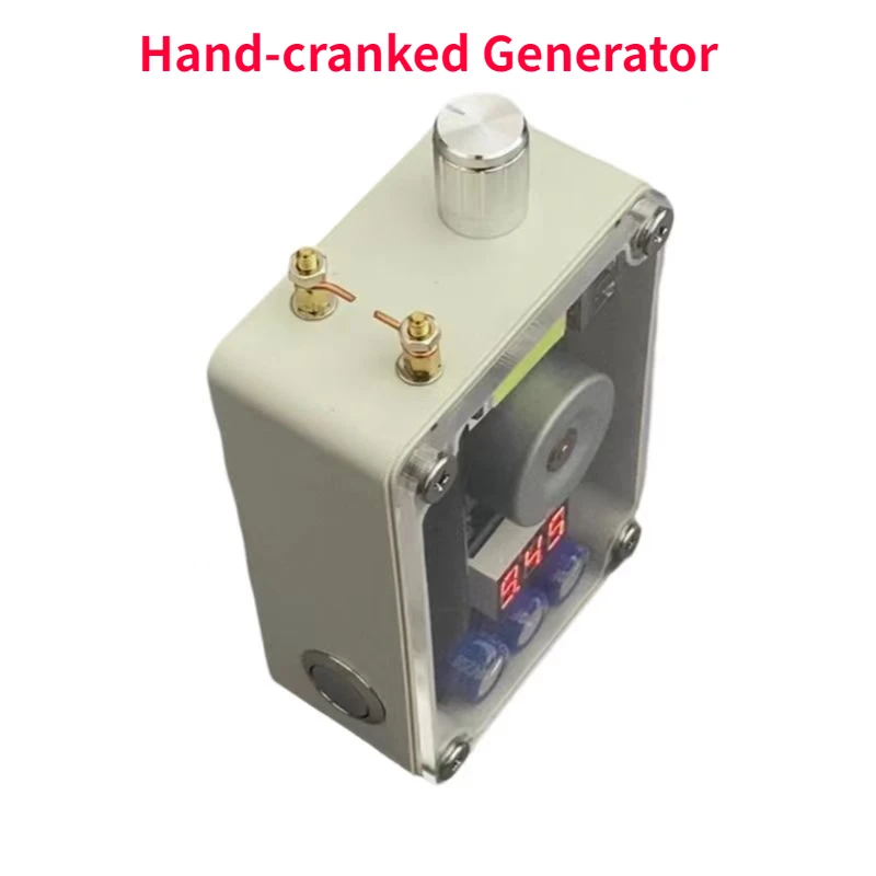 

Portable 6V 9V Hand Crank Generator for Outdoor Survival Tourism Emergency Power Bank USB Charge Hand Crank Generator