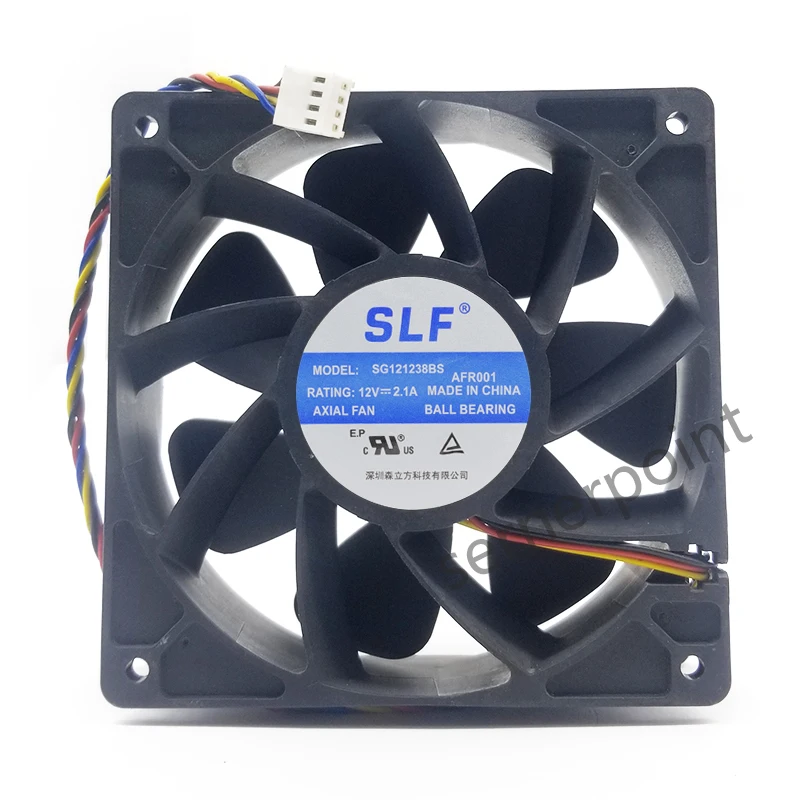 SENLIFANG NEW Miner Violence Fan DC 12V 2.1A 6200RPM For S7 S9 T9 L3 BTC ETH Mining Chassis Rapid Heat Dissipation 120*120*38mm