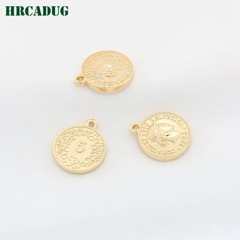 3Pcs/lot Butterfly Pendant 14K Gold Plated Flower Pendants For Necklaces Bracelets DIY Jewelry Making Supplies Small Pendants