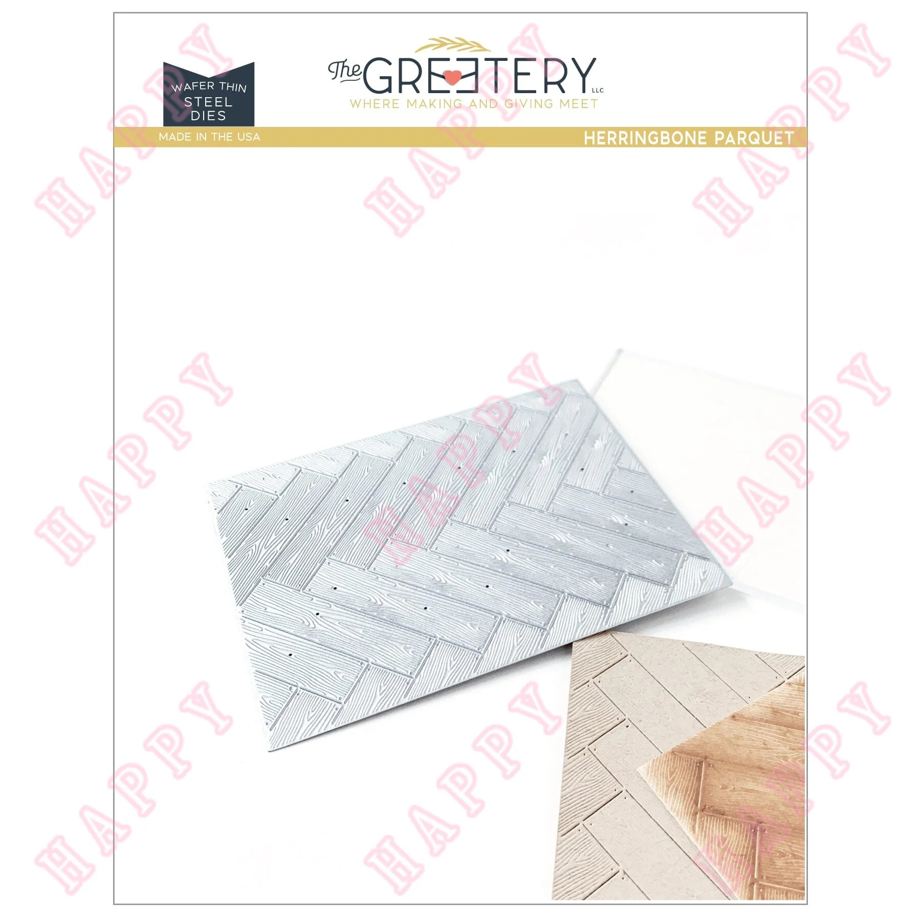 

Herringbone Parquet Die DIY Scrapbook Envelope Diary Photo Album Paper Cards Decorative Craft Embossing Mould Metal Cutting Die