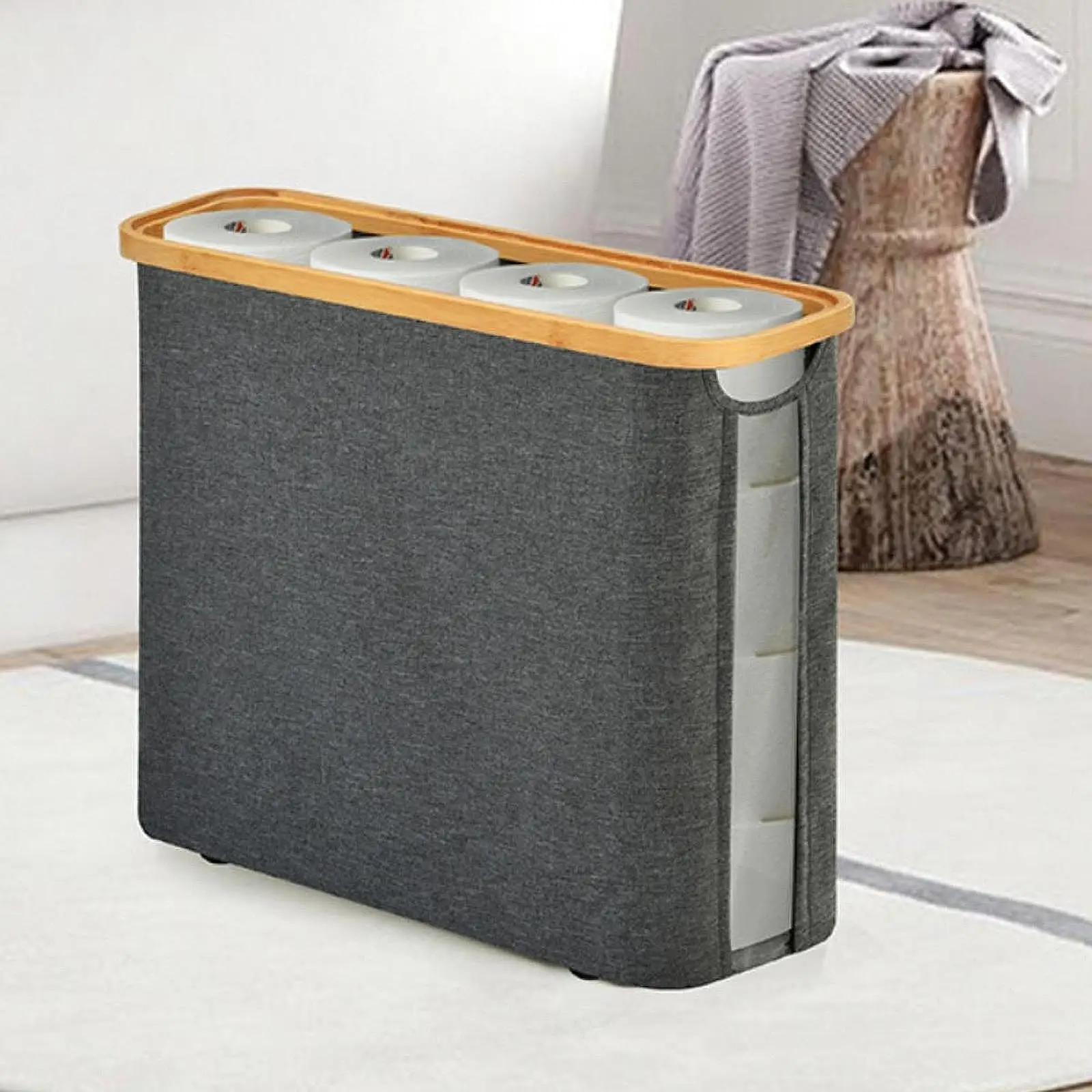Toilet Paper Holder Storage Basket Elegant Design Bathroom Furniture Accessories for Sanitary Ware for Bathroom
