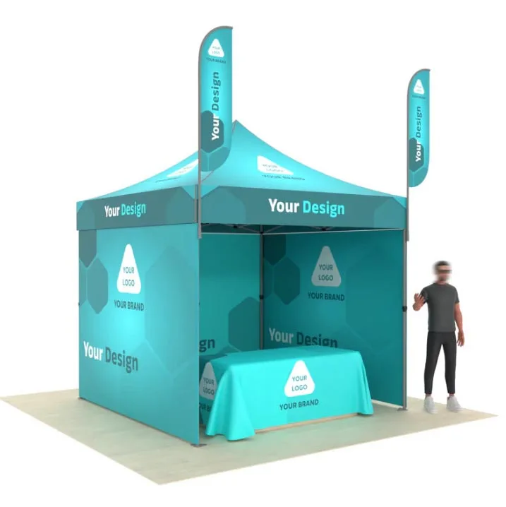 

Custom Big Outdoor Branded 50mm Commercial Trade Show Folding Big Tent Popup Gazebo 20 X 10 3x6 10x20 10 X 20 Canopy Tent
