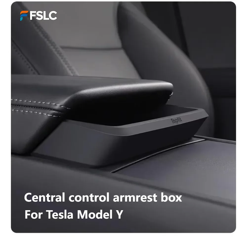 

⭐Genuine⭐ For Tesla Model Y Launch/Juniper & Model 3 Highland 2025 Central Control Sunglasses Storage Case Armrest Box