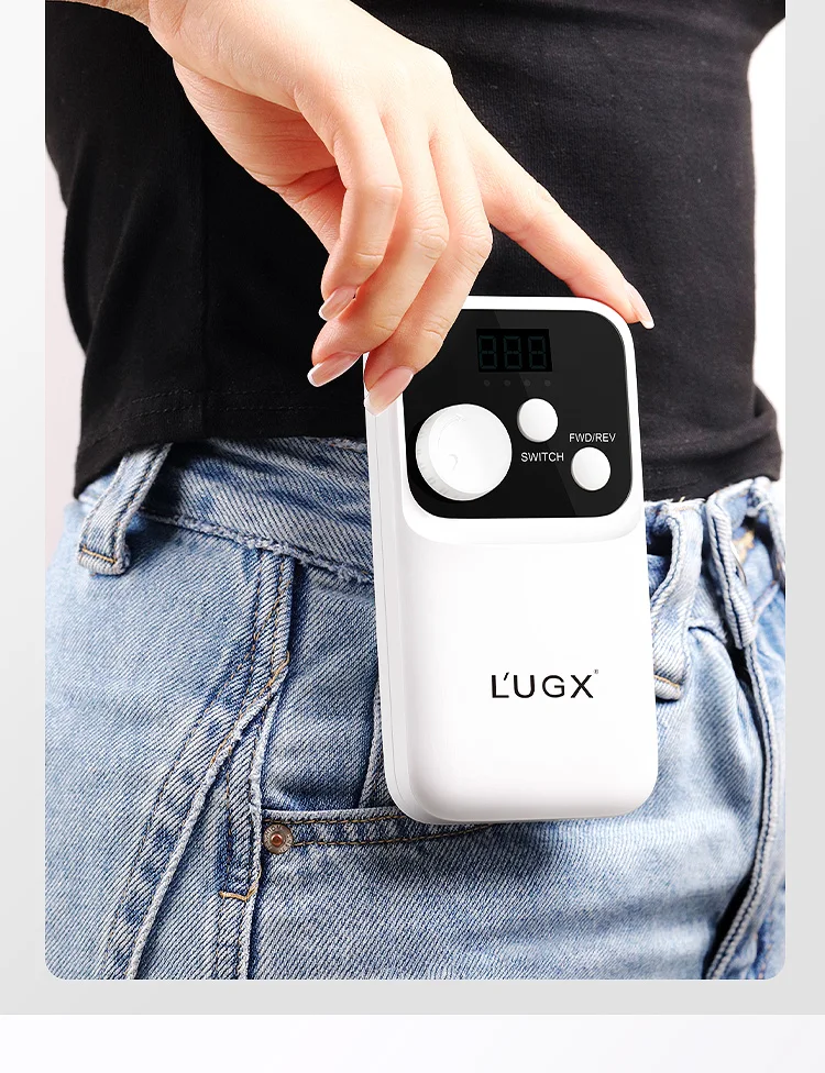 35000RPM Rechargeable Nail Drill Machine Professional Portable Electric Manicure File for Nails Gel Polish Remove Grinding