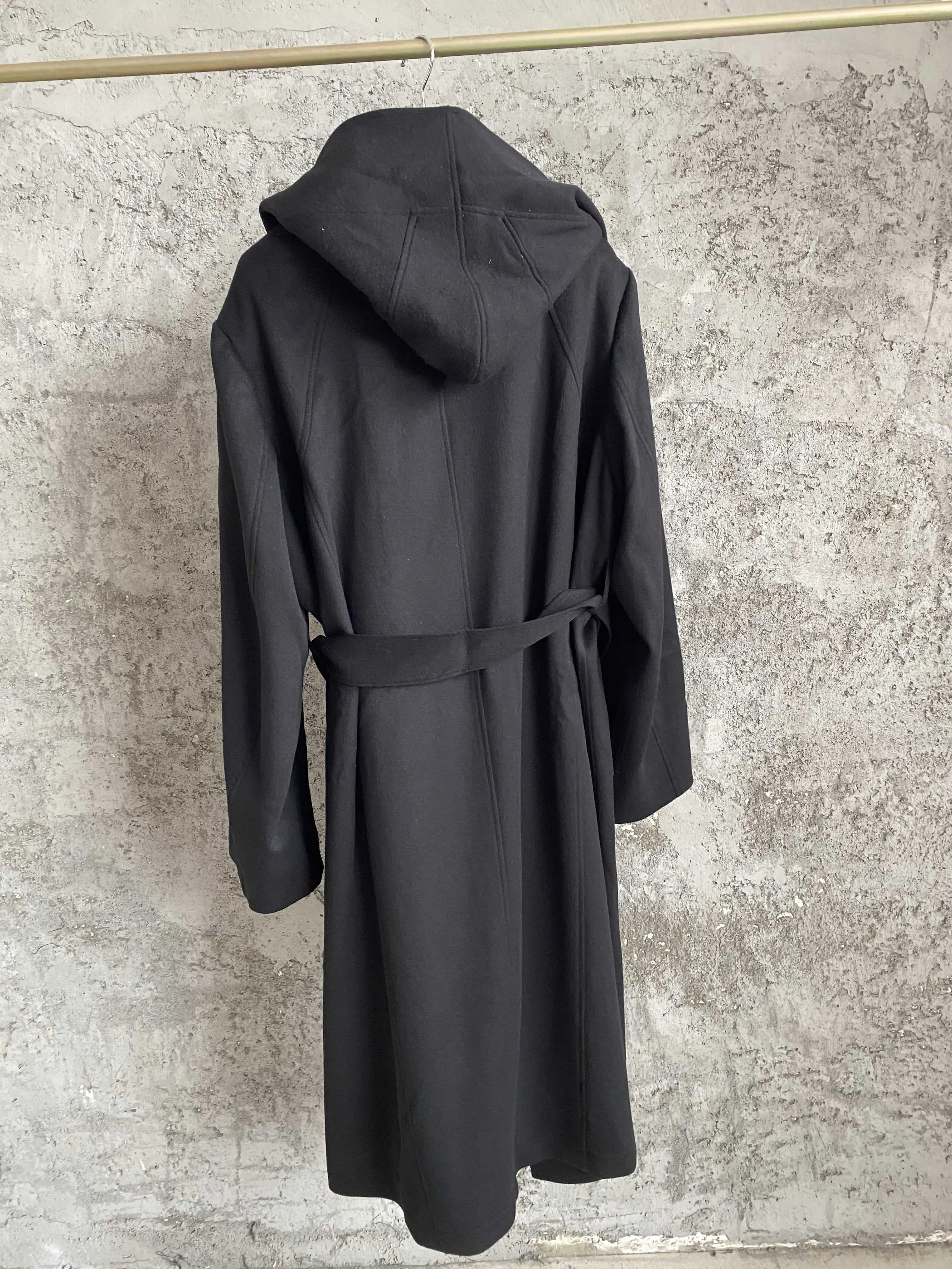 سترة صوف للرجال بتصميم أصلي من Top-yamamoto، بنطال بياقة بدلة واحدة الصدر بزرين، قميص أسود #3