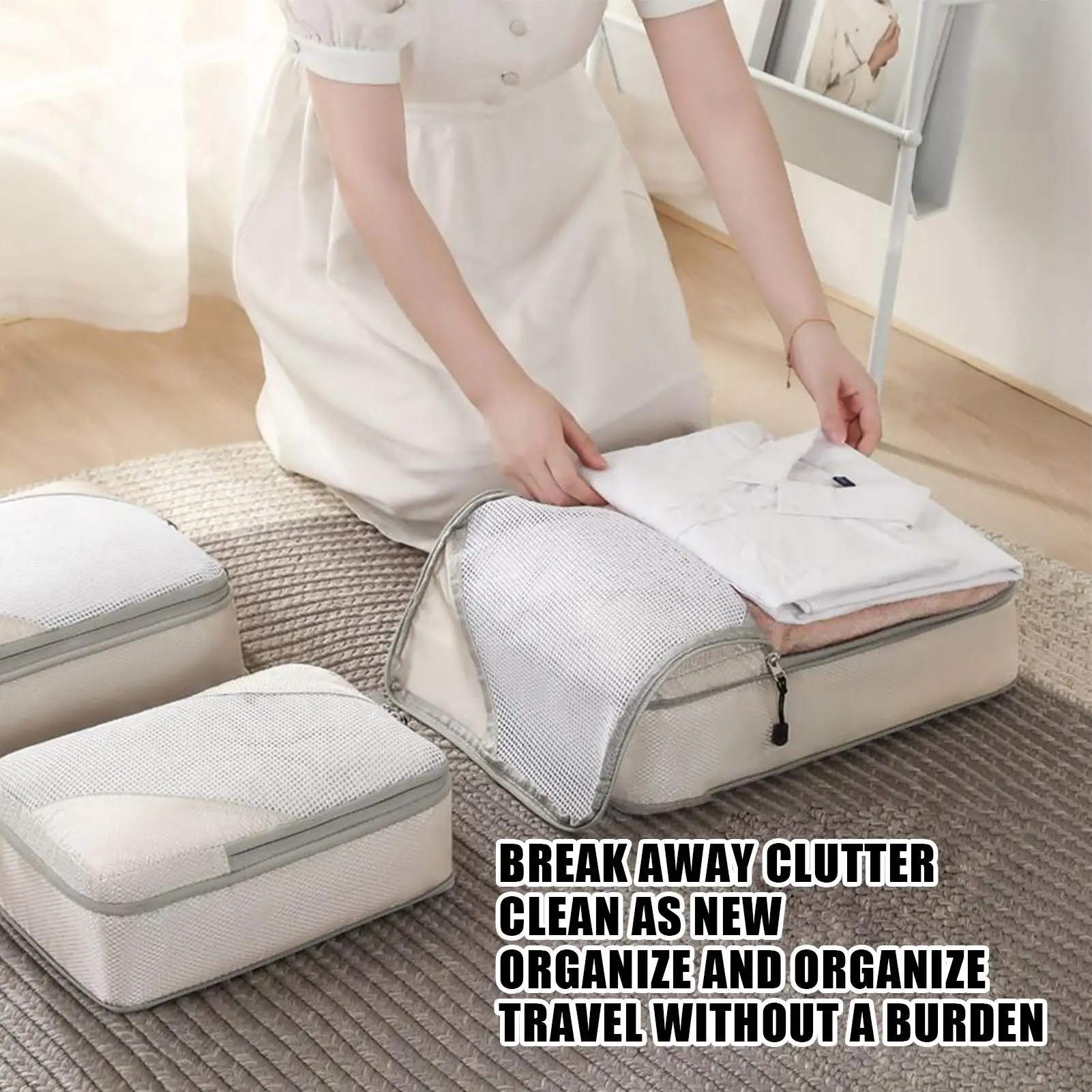 Compression Bags Compression Packing Bags Space Saver 6 Pieces Organization And Storage For Comforter Bedding Clothing Shoes