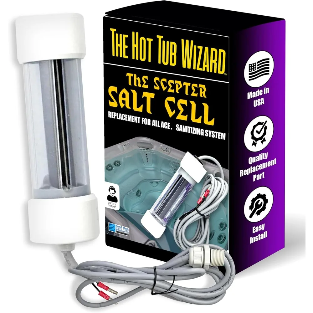 

Hot Spring Spa Salt Cell Replacement Compatible with ACE Sanitizing System Easy Installation Durable USA Made