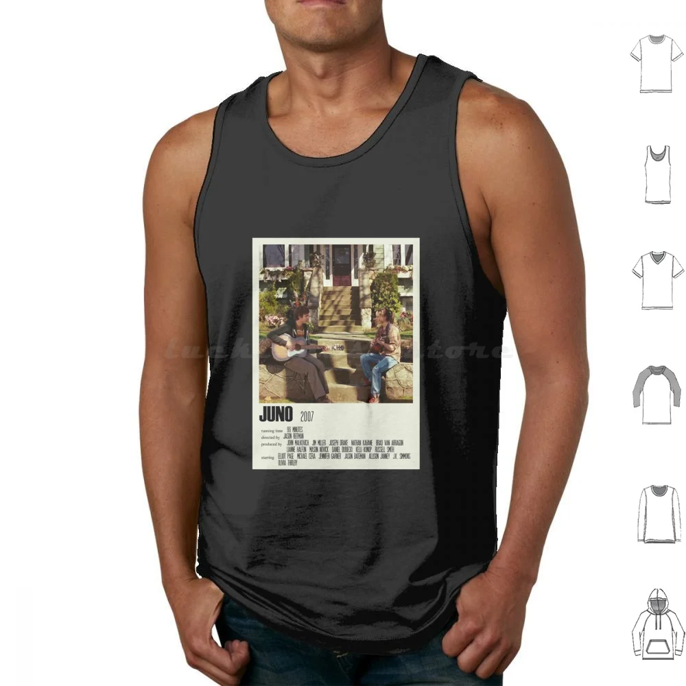 Lover Gift Juno Poster Tank Tops Vest Sleeveless Death Proto Punk Band From Detroit White Logo Mother Day Father Day