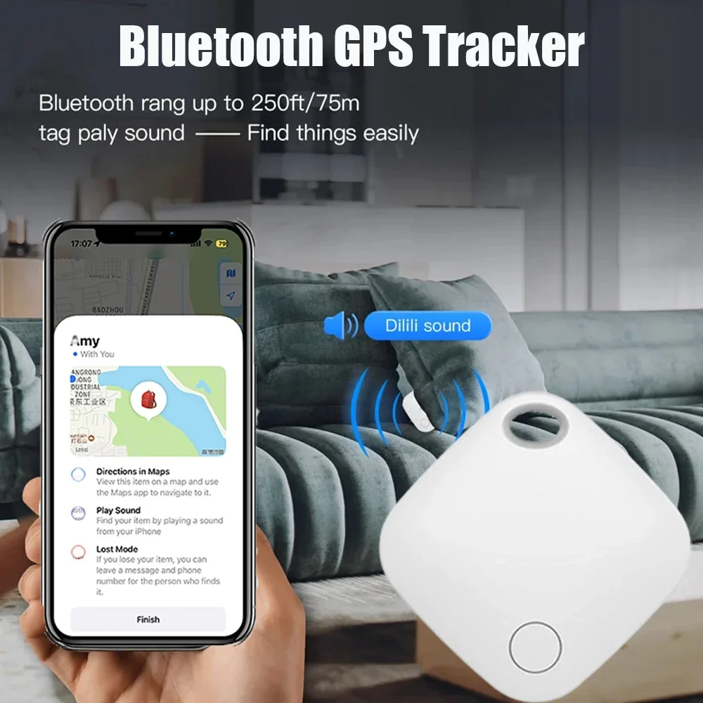 Mini Tracking Device Smart Bluetooth GPS For Apple Find My Key Smart Tag Child Finder Pet Car Lost Tracker IOS System