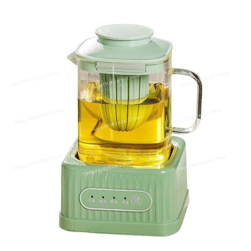 Glass pot body intelligent stewing integrated kettle, teapot small constant temperature health pot for one person
