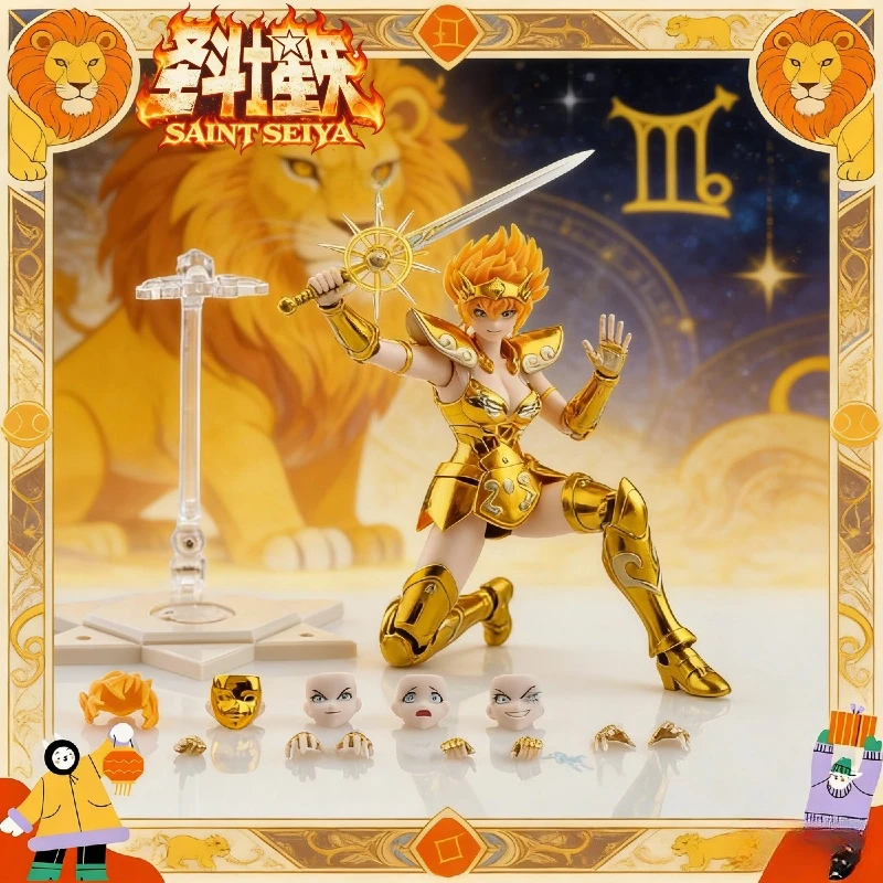 

НОВИНКА: Фигурка GT Saint Seiya Myth Cloth EX Leo Sandy Holy Contract Female Zodiac Knights of Action (модель)