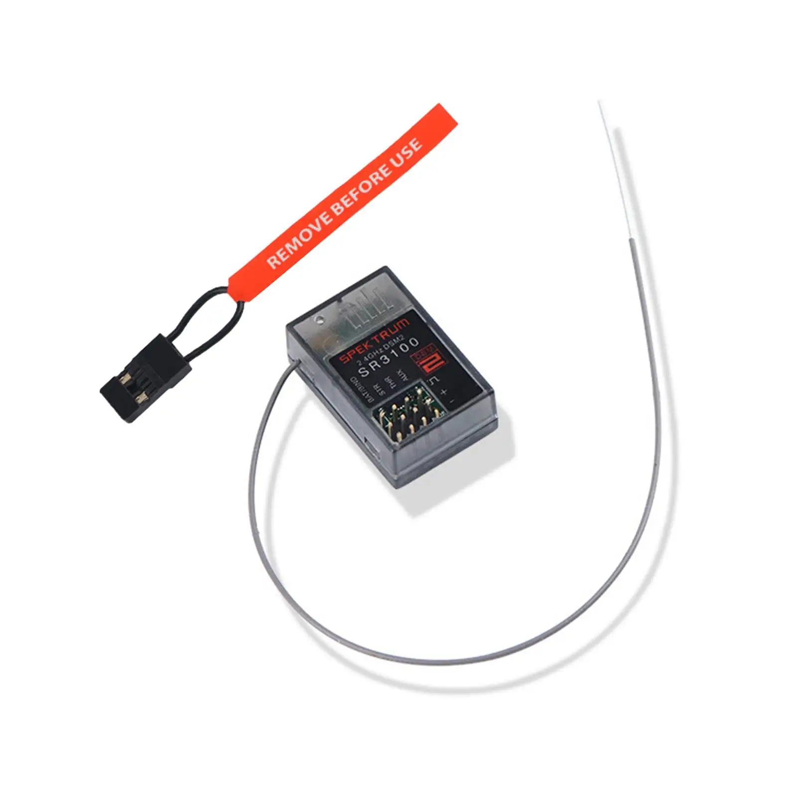 

DSM2 Receiver Durable Small Lightweight Accessories Voltage Range 3.5V-9.6V with Bind Plug Hobby Vehicle Parts for RC Car
