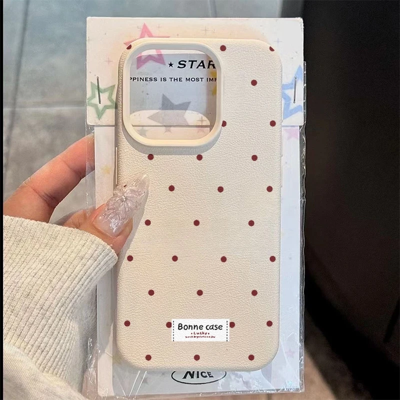 

Polka Dots Phone Case For Samsung Galaxy S25 Ultra S24 Plus S23 FE S22 S21 A56 A36 A25 A24 A54 A53 A55 A52 A35 Soft Bumper Cover