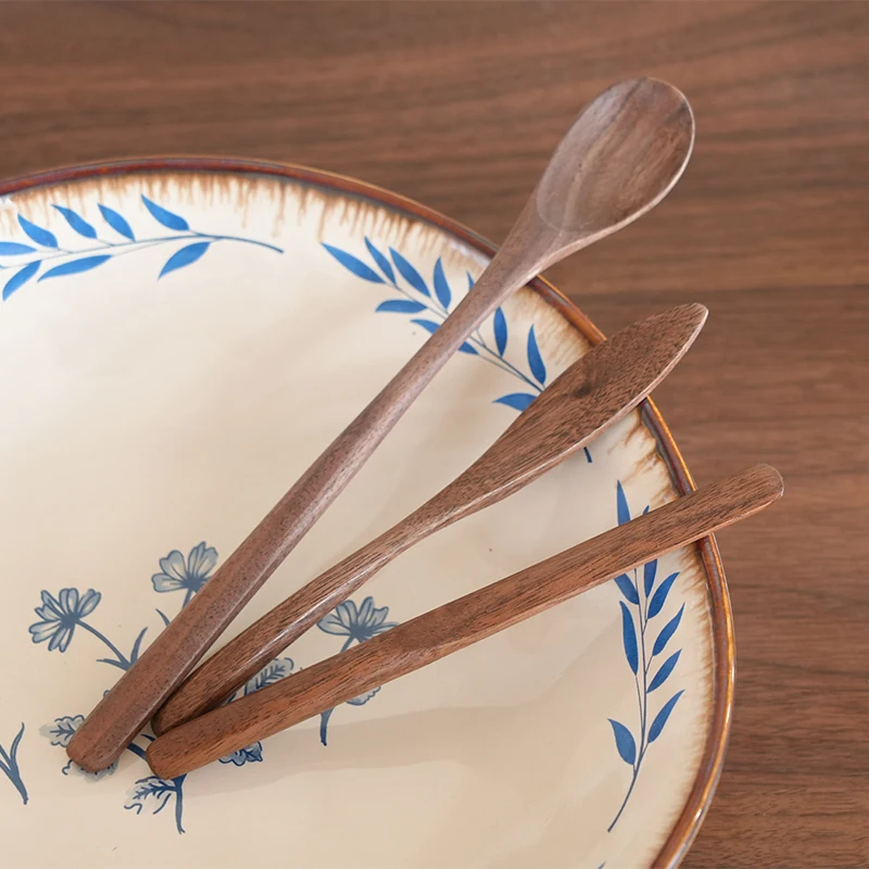 محرك القهوة من خشب الجوز الأسود، محرك المشروبات المصنوع يدويًا، أداة المقهى، ملحقات المطبخ متعددة الوظائف، محرك. #3