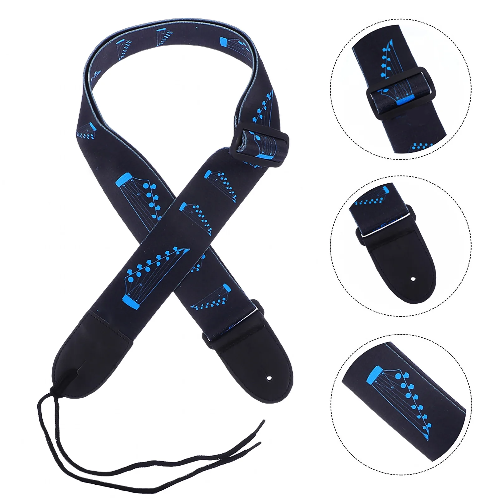 

Guitar Strap Electric Ukulele Nylon Practical Musical Instrument Parts Sling Durable Non Fading Suitable Performance