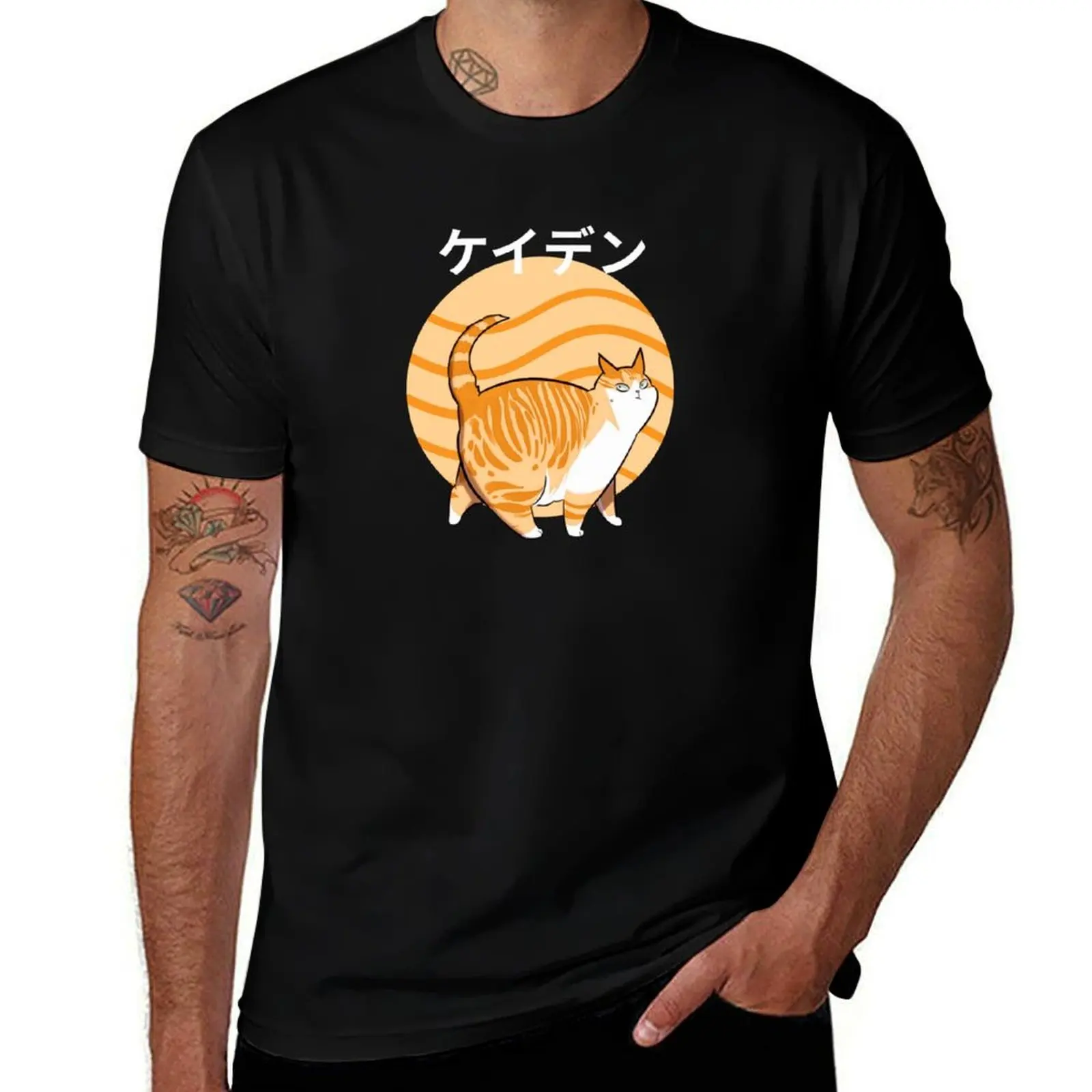 Kayden Cat Eleceed Chubby T-Shirt Relaxed Casual Short Sleeve Tee T-Shirt