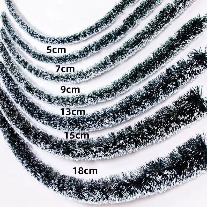 窓用ガーランド、吊り飾り、ホリデーシーズンの装飾品、クリスマ - Tinsel Garland Decoration のレビューと価格