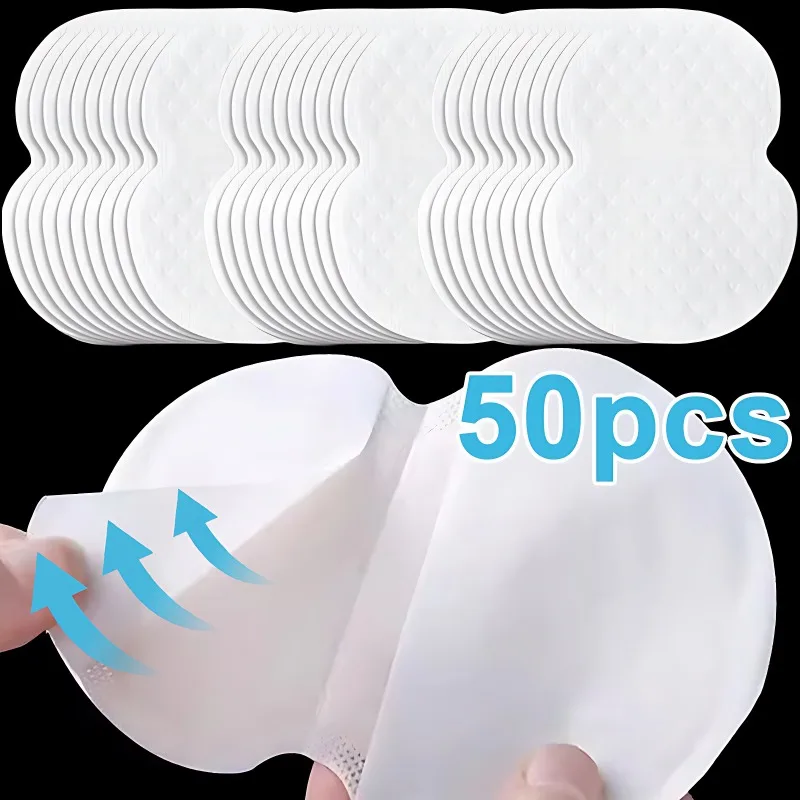 10/50pcs Sweat Pads Deodorants Underarm Invisible Sweat Perspiration Absorbent Stickers Clothing Shield Pad Care Antiperspirant