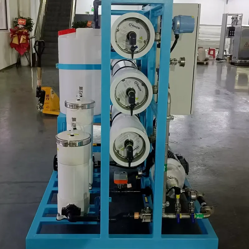 Portable Reverse Osmosis Desalter with Generator Backup & Mobile Configuration