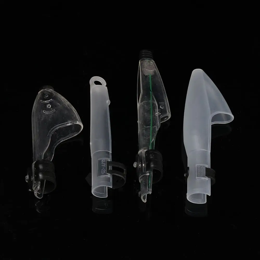 1pc Plastic Transparent Fishing Rod Cap Pole Protection Caps Sea Rod Hat Protectors Fishing Accessories Fishing Rod Guides