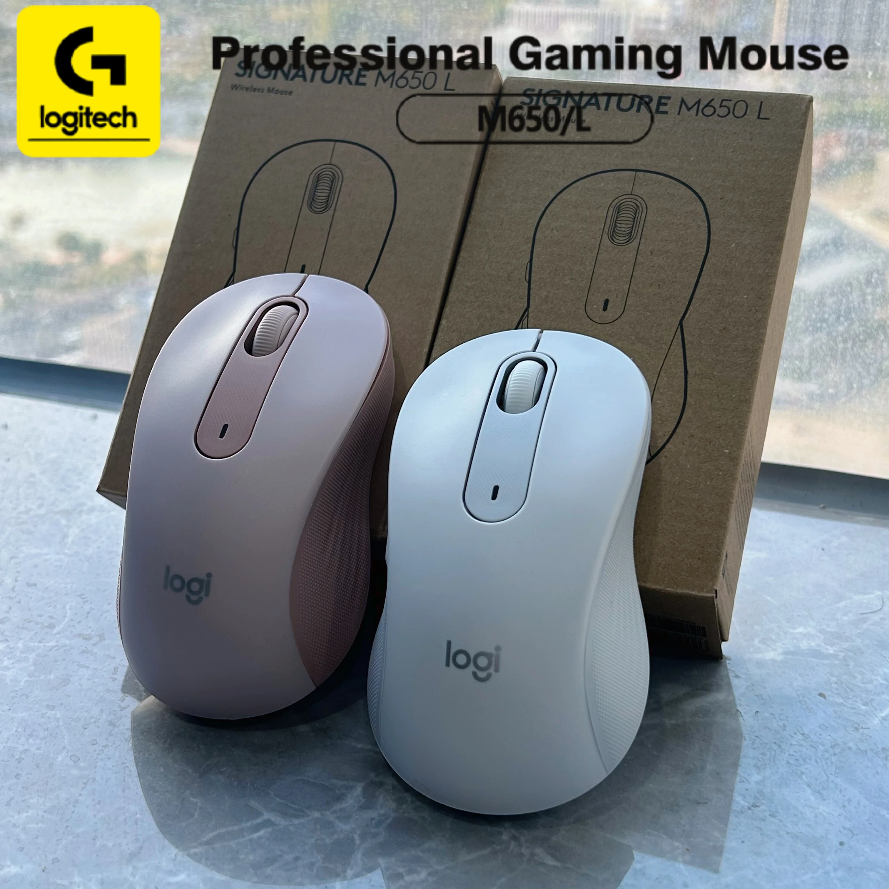 

[Limited-Time Offer] Logitech M650L Wireless Bluetooth Mouse, silent design for undisturbed use, advanced sensor.