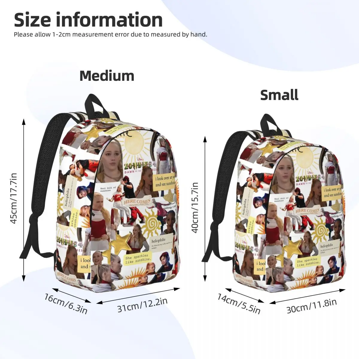 الزومبي 4 فجر مصاصي الدماء حقيبة ظهر عادية في الهواء الطلق طالب الأعمال نوفا فيكتور Daypack الرجال النساء كمبيوتر محمول حقيبة قماش قنب