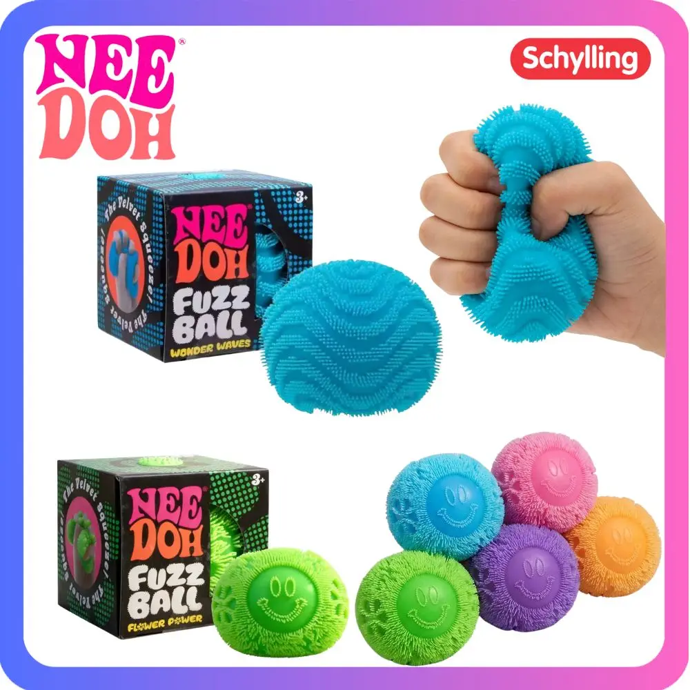 2026 Latest Soft Fluffy Nee Doh Fuzz Ball, Fun Desktop Decor Squeeze Toy, Stress‑Relief Present for Stressed Individuals