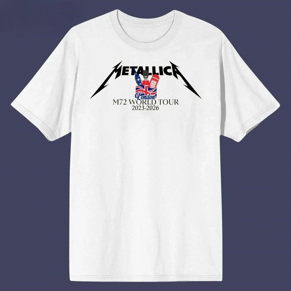Metallica M72 London 3.-5. Juli 2026 Kunst-T-Shirt – Detail 3