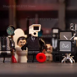 Skibidi Toilet Man Building Blocks MOC City KDL818 House Accessories Titan TV Monitor Speakman Figures Toys For Birthday Gift