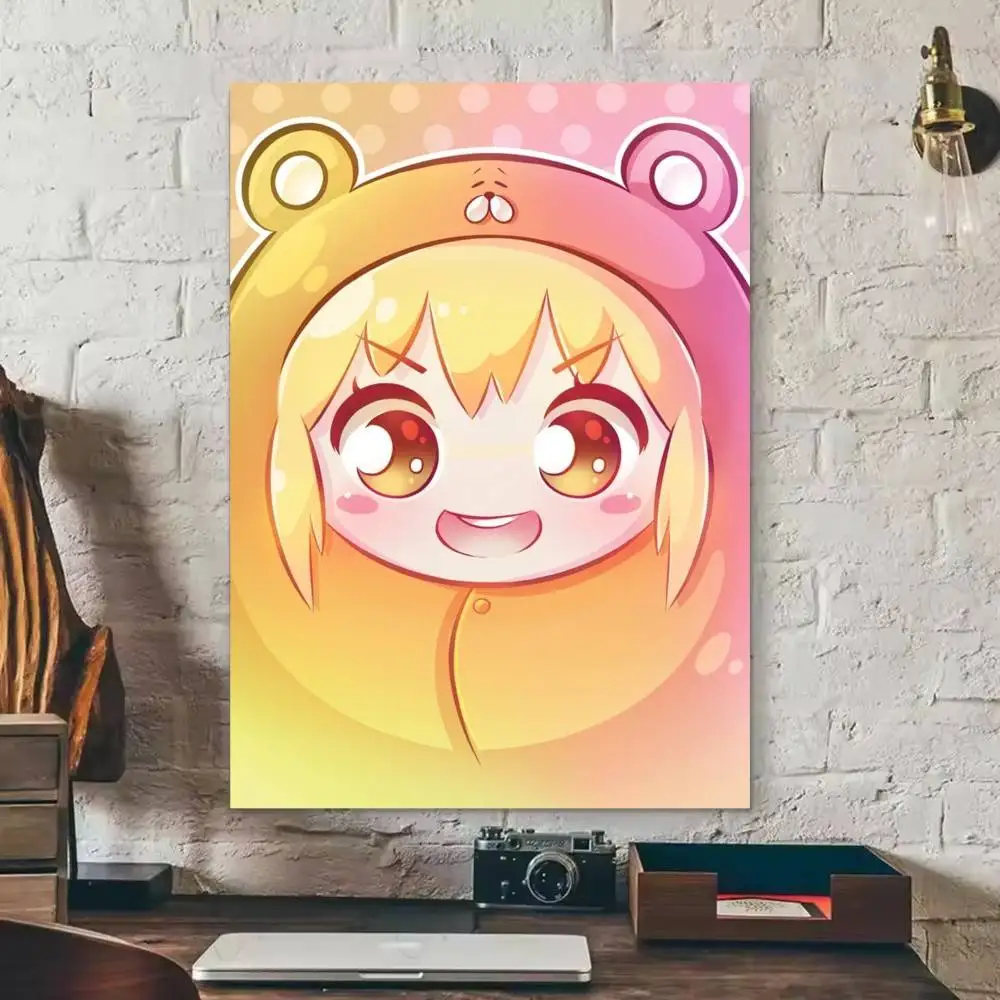 Himouto! Umaru-chan Anime   Poster Waterproof HD Art Wall Decal Self-Adhesive Print