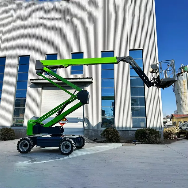 Working Platform Equipment 14m 12m 16m Compact Electric Self Propelled Articulated Boom Lift