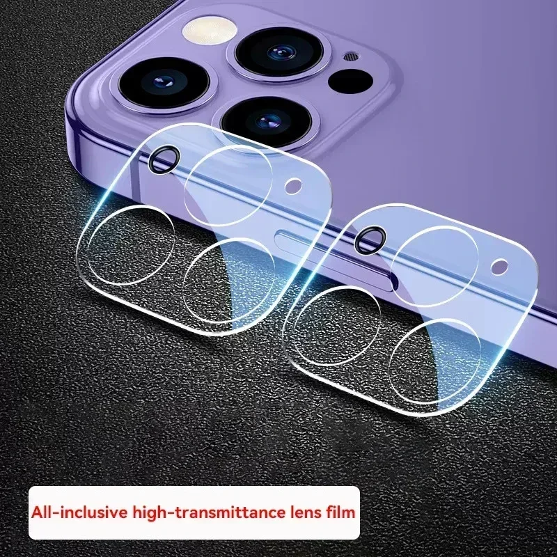 Camera Protector for iPhone 15 14 13 12 Pro Max iphone 11Pro Lens film Integrated Full Coverage Rear Camera Fall Prevention Case