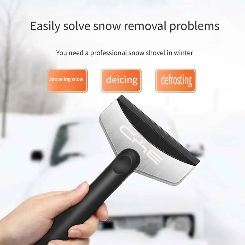 BYD car ice scraper snow shovel windshield defrost car winter stainless steel car accessories