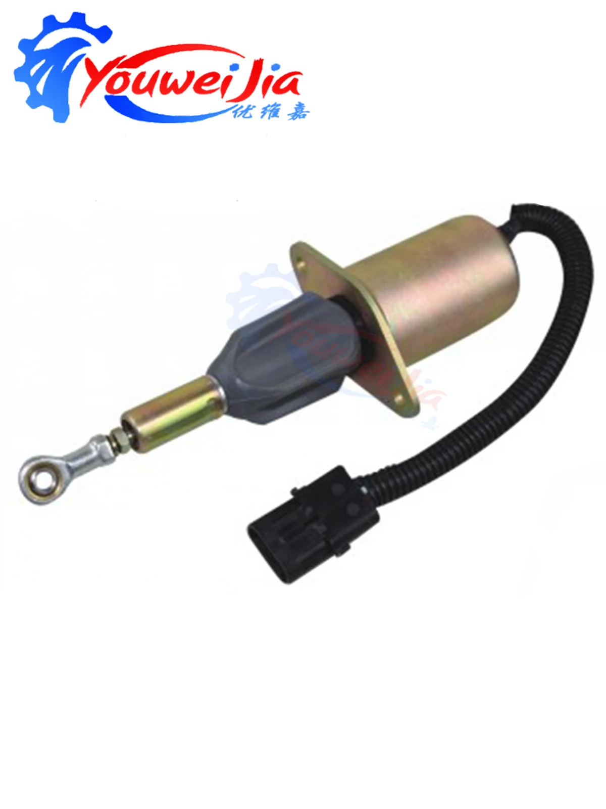 Flameout switch 4946639 electromagnet 3287406 C3415706 Cummins 6CT flameout and fuel cut-off solenoid valve