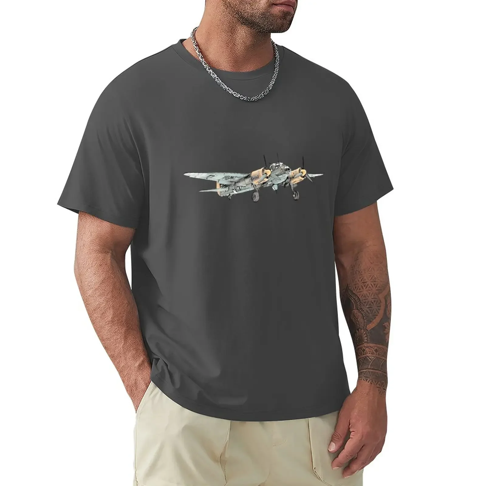 Junkers Ju 88 Bomber Airplane T-Shirt animal prinfor boys tops big and tall t shirts for men