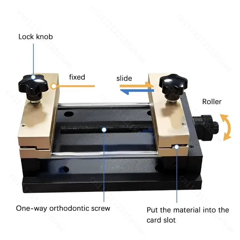 Small Marking Fixture for Foil, Thin Paper & Gold Cutting, Horizontal Stretch Translation Stage