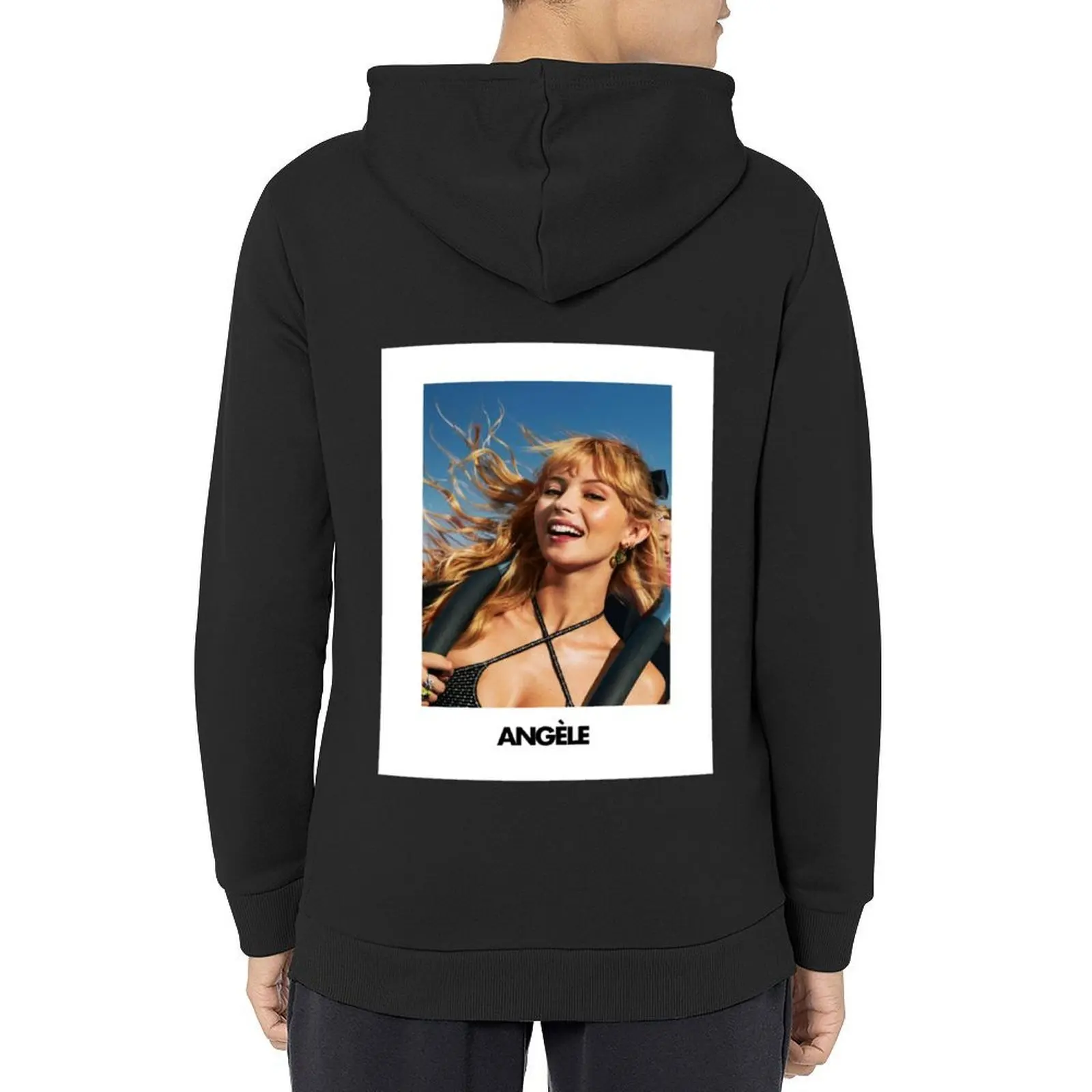 

Angèle Van Laeken - Portrait singer merry-go-round amusement park Hoodie men's coat autumn new products japanese hoodie