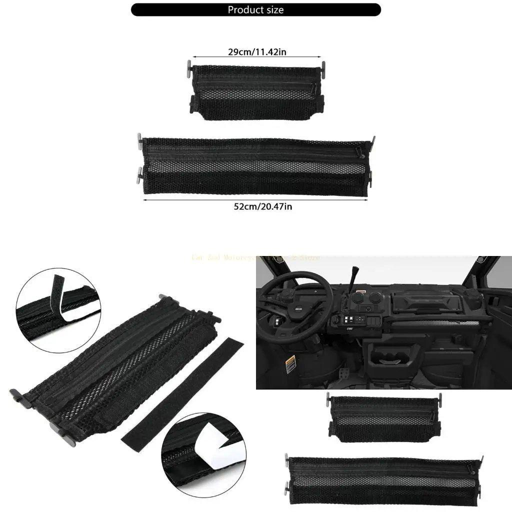 

2pcs Storage Net for Defender Replace 715003129 Waterproof Storage Cargo Net