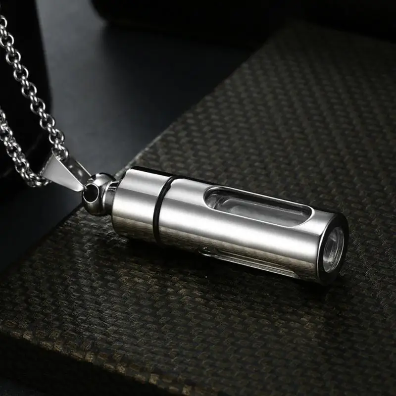 A52E Decorative Cremation Necklace Jewelry Bottle Memorial Necklace
