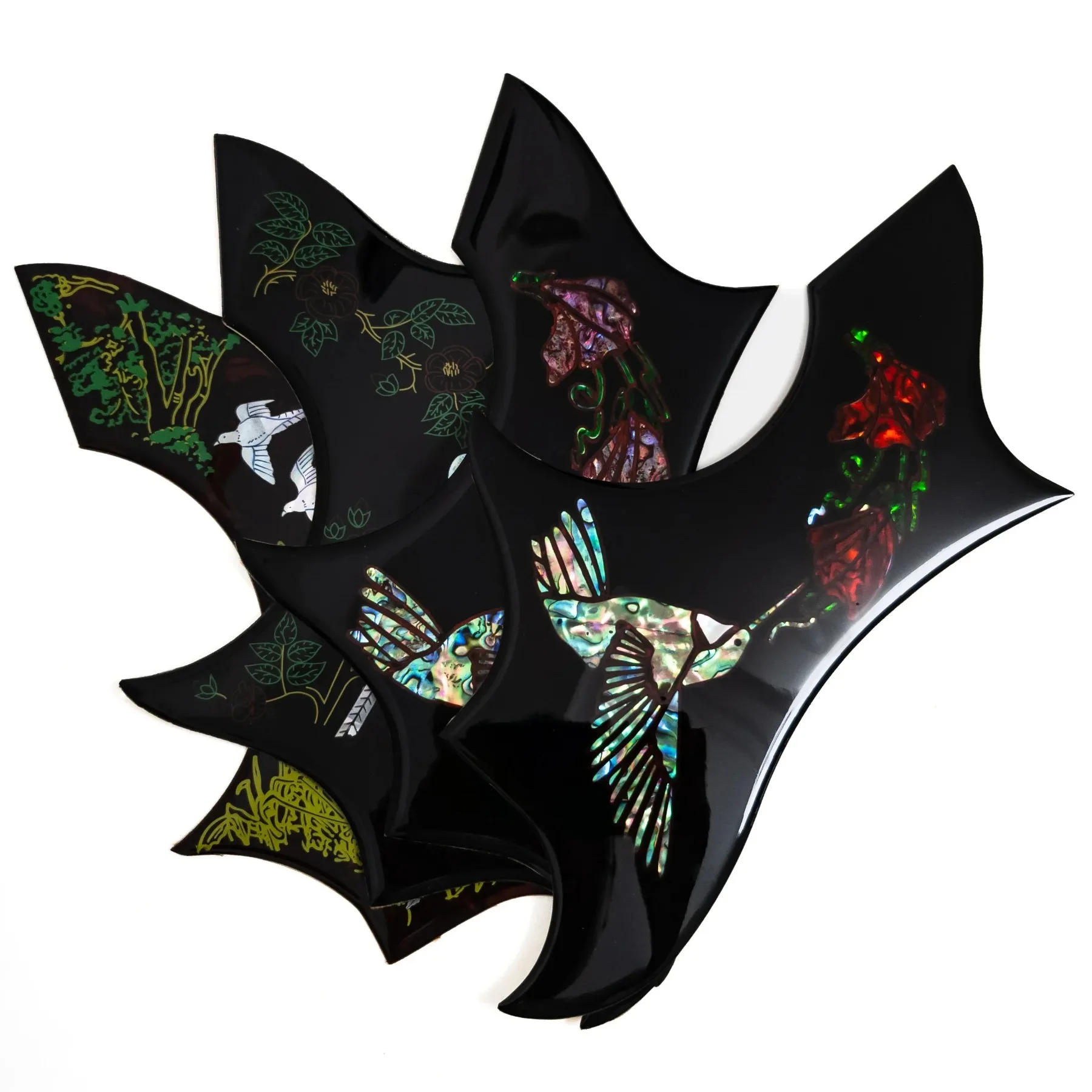 2mm-thick-self-adhesive-hummingbird-dove-pickguard-for-acoustic-guitar-black-brown-replacement-parts