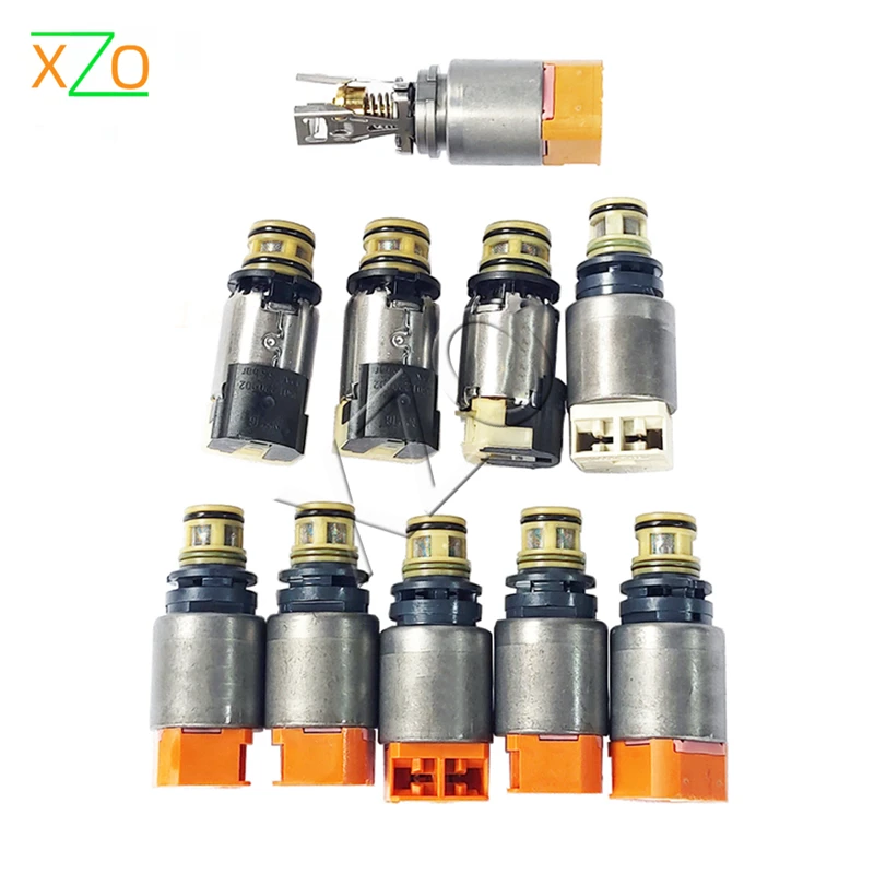 9HP48 ZF9HP48 Transmission Solenoids 10 PCS For Land Rover Dodge Acura Gearbox