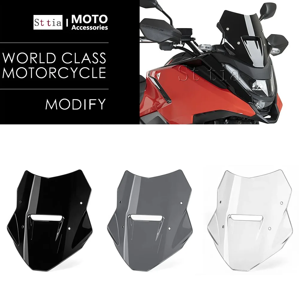 

New Motorcycle Accessories Windscreen Windshield For Honda NC 750X NC750X 2025 2026 Front Fairing Screens Visor Wind Deflectors