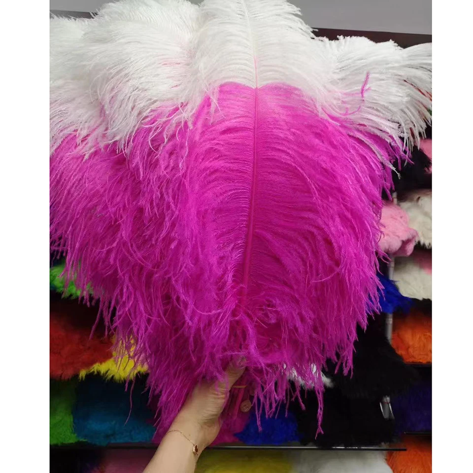 

Оптовая продажа страусиных перьев, 20 шт./лот, 24-26 дюймов, 60-65 см, страусиные перья, свадебные центральные украшения, оперение