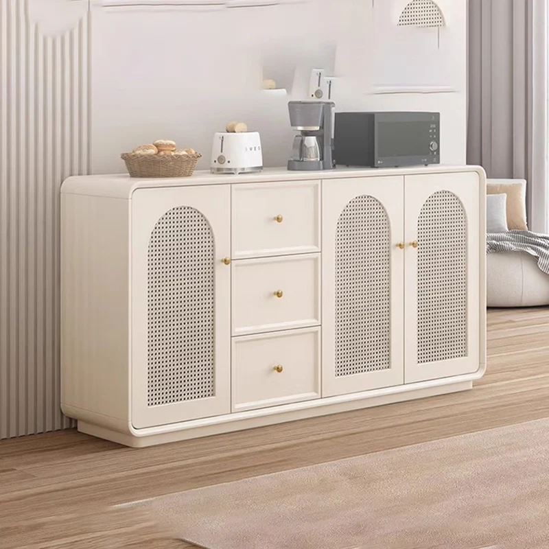 

Cream Style Living Room Cabinets Light Simple Style Display Cabinet Aesthetic Unique Muebles Home Furniture