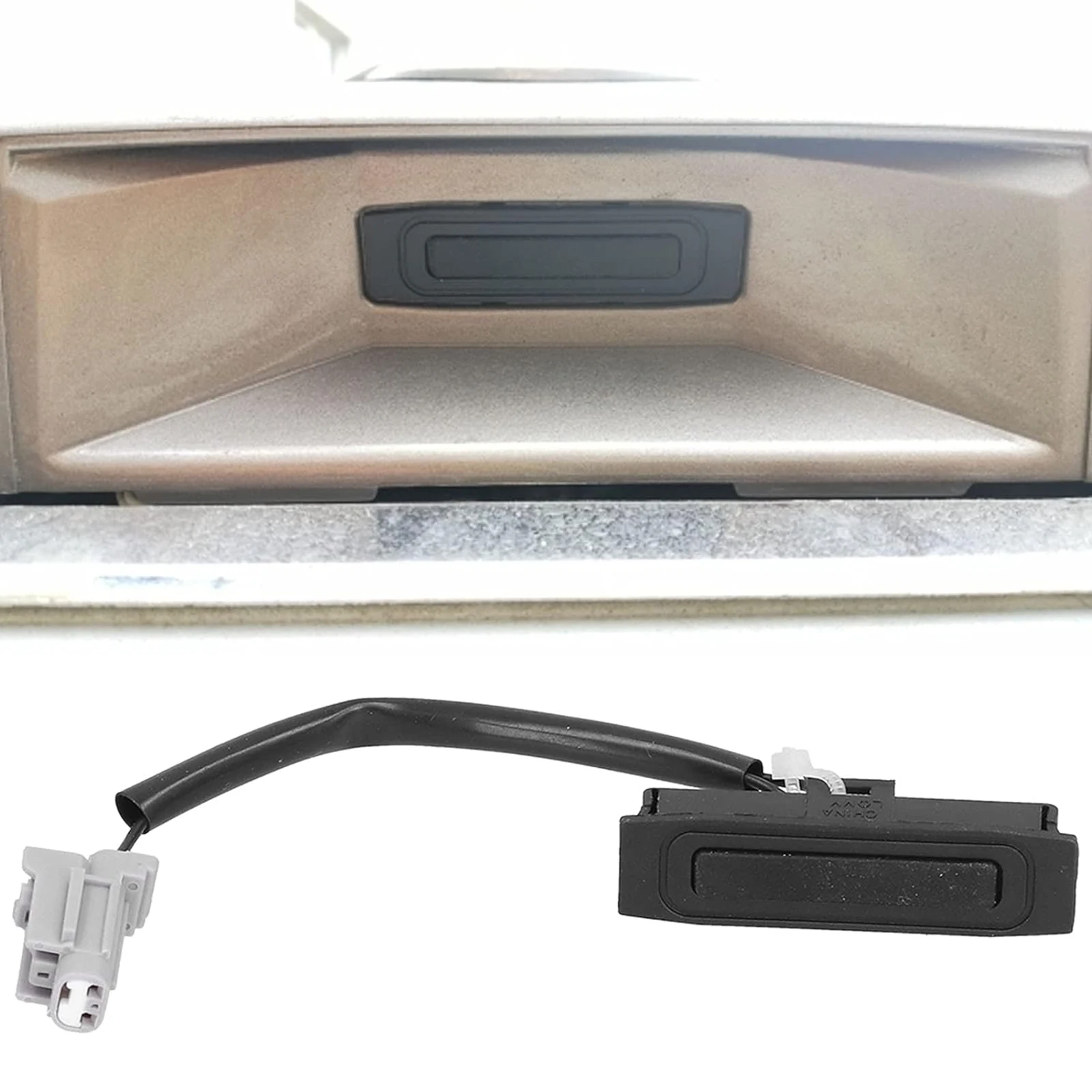 Traseira do carro Switch para Nissan Qashqai, Trunk Lid Substituição Botão de Abertura, Auto Acessórios, 2006-2014, 90602-JD00B, 90602-JD004